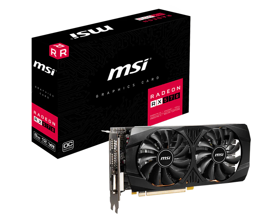 MSI Radeon RX 570 8GT OC